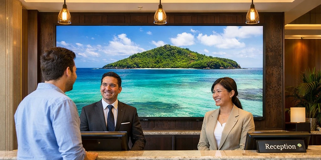Hospitality digital signage: displays for hotels, restaurants and venues