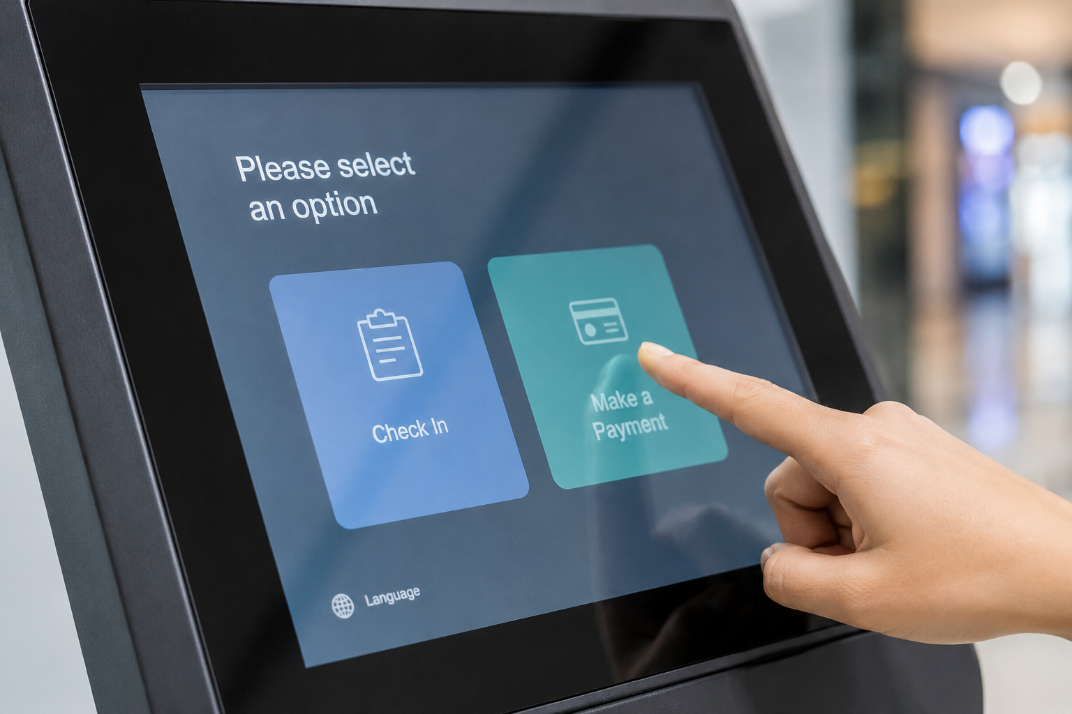 Choosing a commercial touch screen for a self-service kiosk